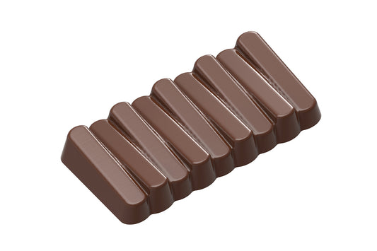 CW1645 - Chocolate World - Chocolate Tablet Steps Polycarbonate Mould
