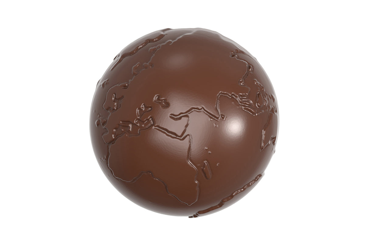 CW1648 - Chocolate World - Chocolate Globe Polycarbonate Mould