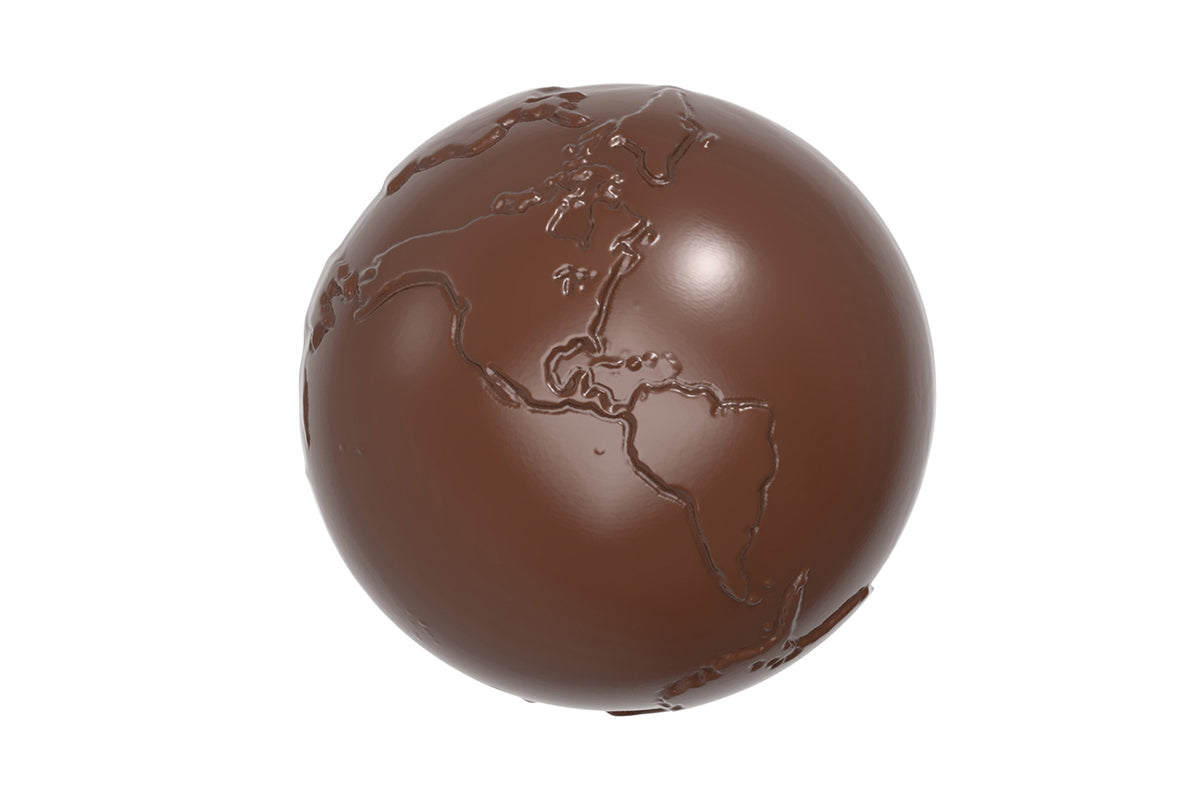 CW1648 - Chocolate World - Chocolate Globe Polycarbonate Mould