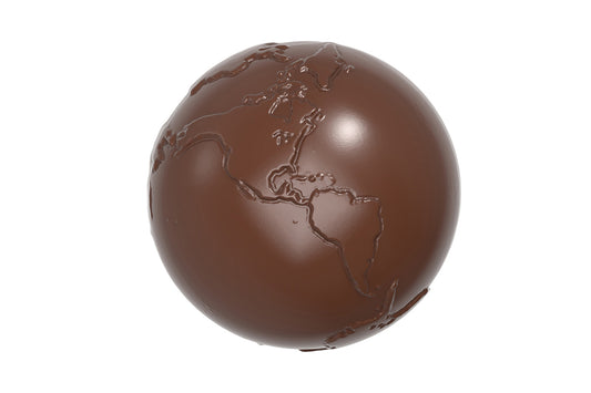 CW1648 - Chocolate World - Chocolate Globe Polycarbonate Mould