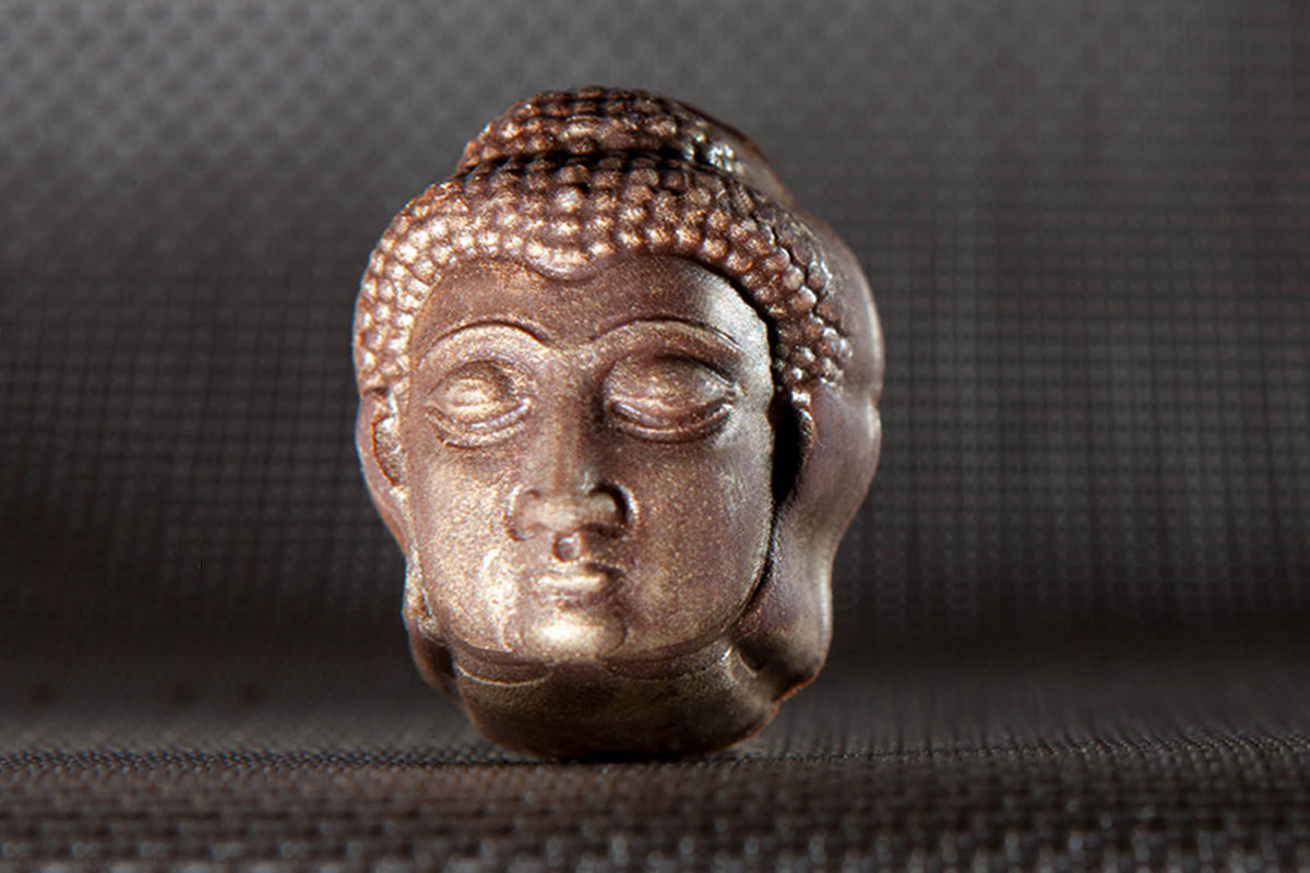 CW1661 - Chocolate World - Chocolate Buddha Head Polycarbonate Mould