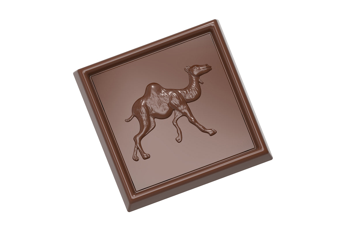 CW1684 - Chocolate World - Caraque Camel Polycarbonate Mould