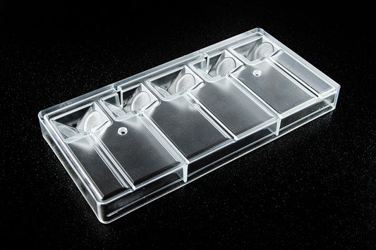 CW1686 - Chocolate World - Chocolate Cube Lollipop Polycarbonate Mould