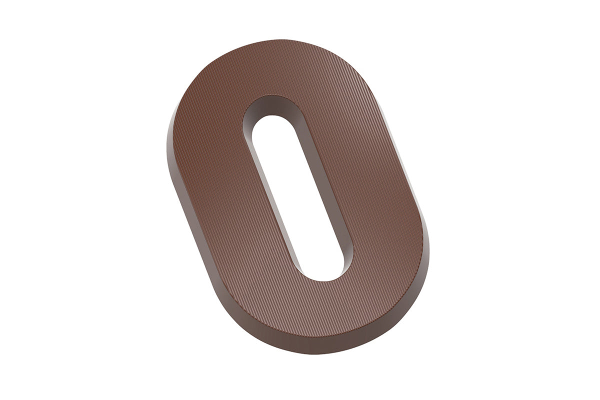 CW1714 - Chocolate World - Chocolate Letter O 200 g Polycarbonate Mould
