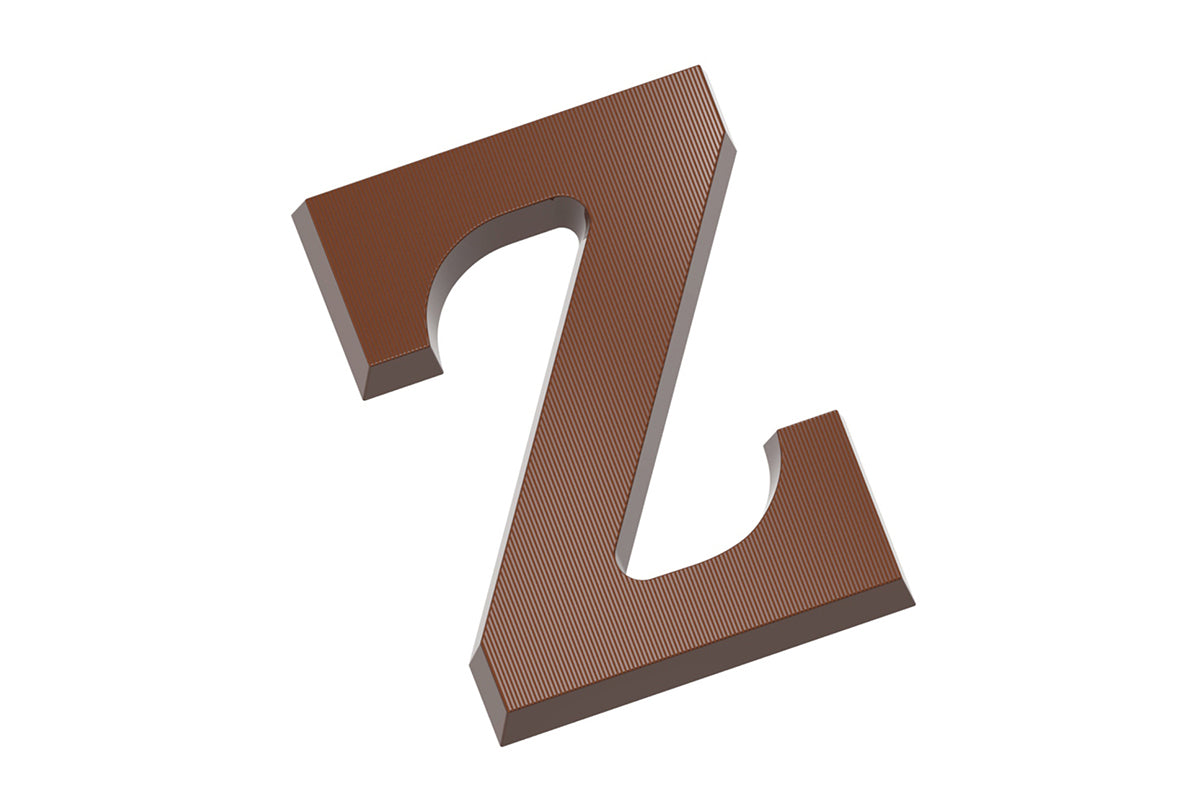 CW1725 - Chocolate World - Chocolate Letter Z 200 g Polycarbonate Mould