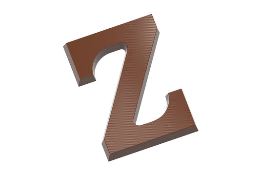 CW1725 - Chocolate World - Chocolate Letter Z 200 g Polycarbonate Mould