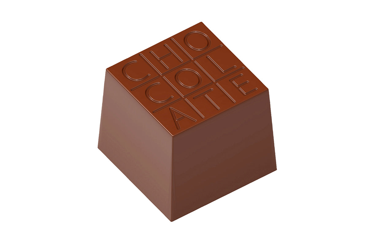CW1729 - Chocolate World - Chocolate Cube Polycarbonate Mould