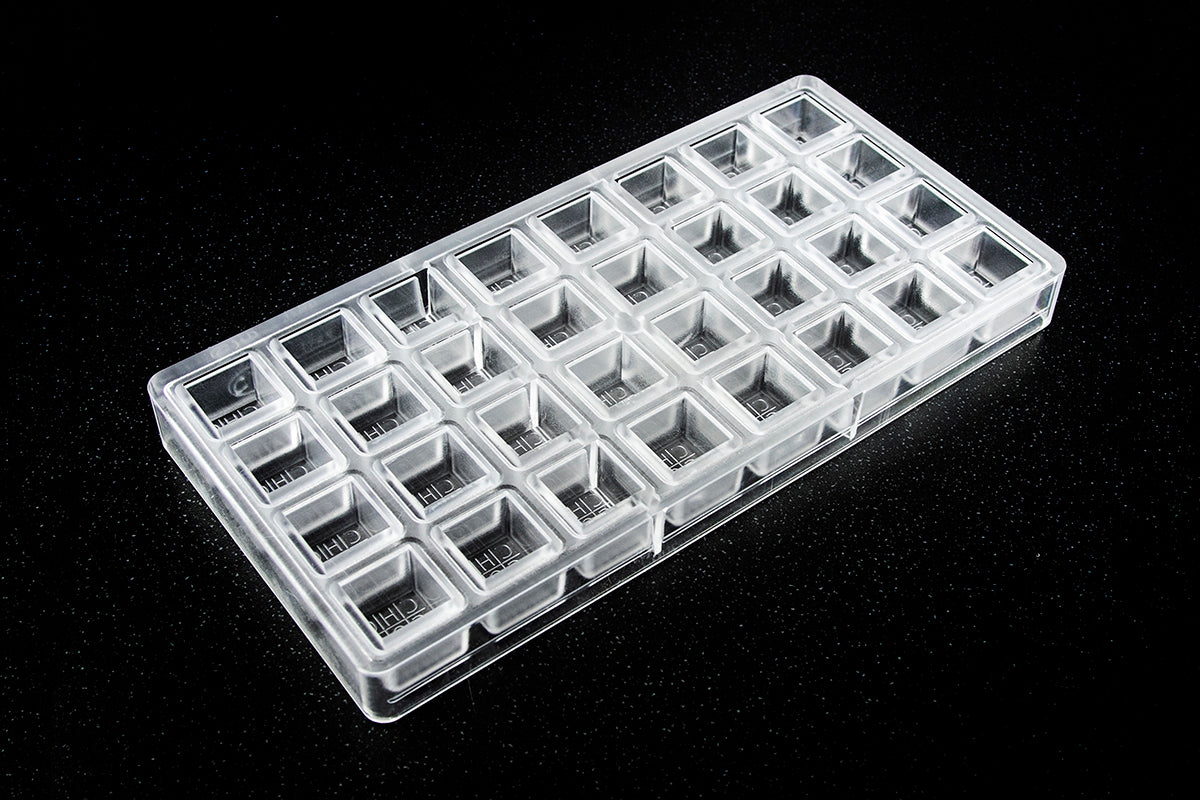 CW1729 - Chocolate World - Chocolate Cube Polycarbonate Mould