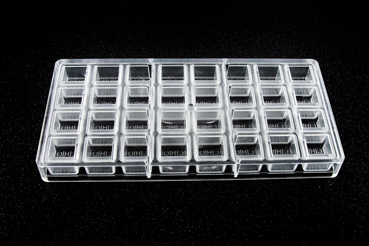CW1729 - Chocolate World - Chocolate Cube Polycarbonate Mould