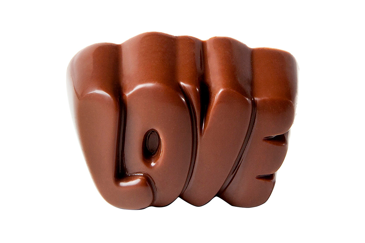 CW1744 - Chocolate World - Chocolate "LOVE" Praline Polycarbonate Mould