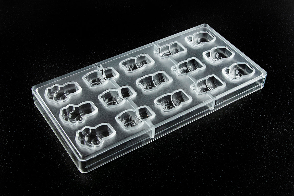 CW1746 - Chocolate World - "The Big Five" Small 5 Fig Polycarbonate Mould