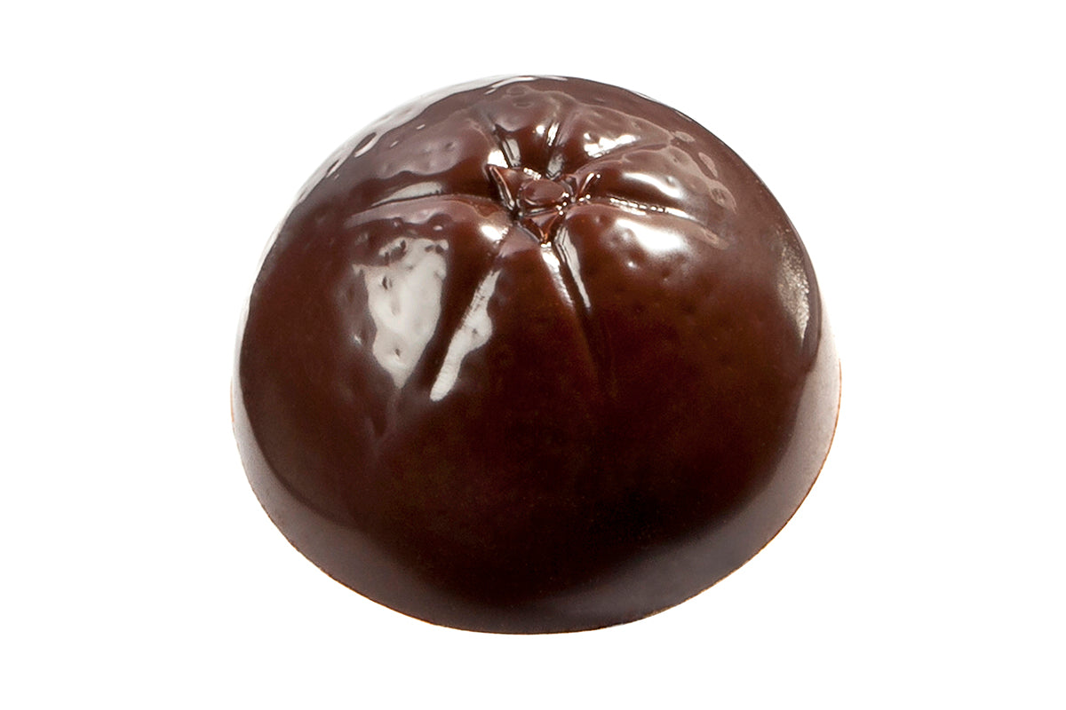 CW1750 - Chocolate World - Chocolate Half Orange Polycarbonate Mould