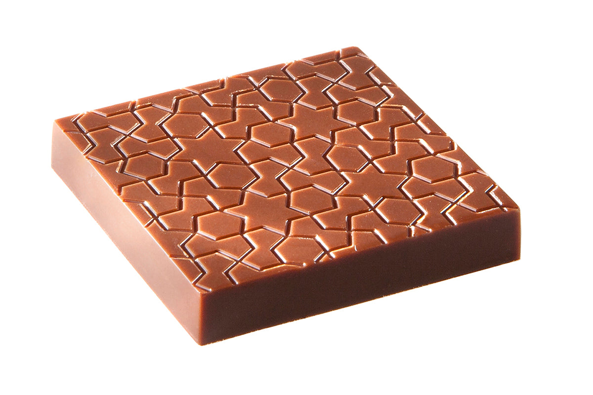 CW1775 - Chocolate World - Caraque Sherazade Polycarbonate Mould