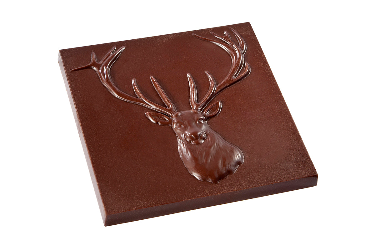 CW1792 - Chocolate World - Chocolate Tablet Stag Polycarbonate Mould