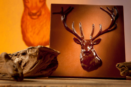 CW1792 - Chocolate World - Chocolate Tablet Stag Polycarbonate Mould