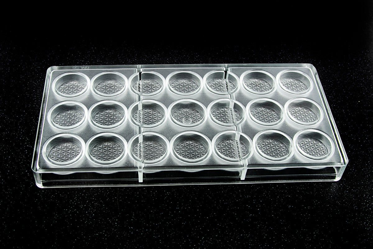 CW1855 - Chocolate World - Flower Of Life (Diwali) Polycarbonate Mould