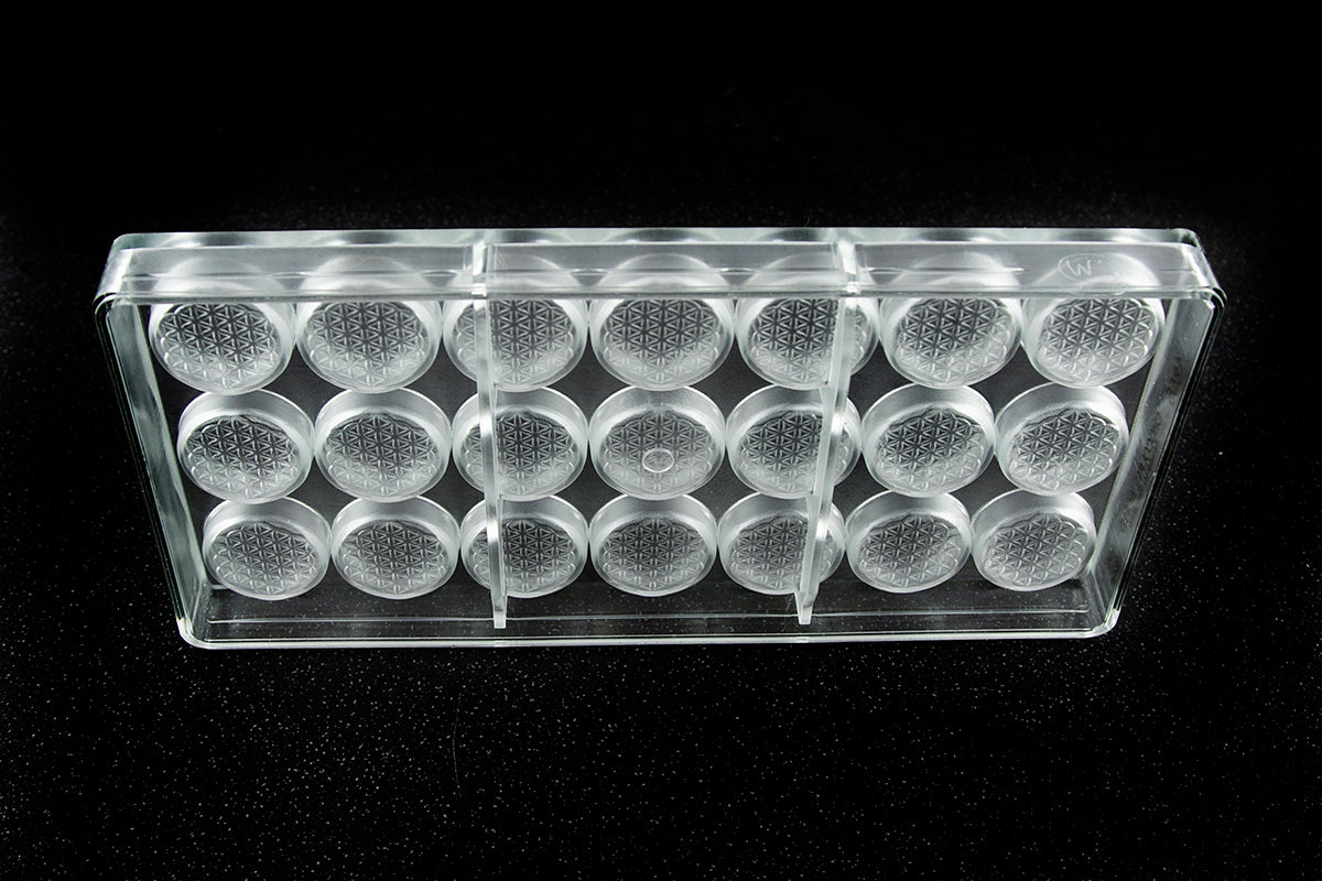 CW1855 - Chocolate World - Flower Of Life (Diwali) Polycarbonate Mould
