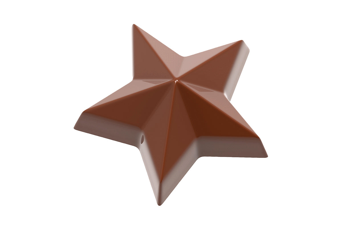 CW1862 - Chocolate World - Chocolate Star Polycarbonate Mould
