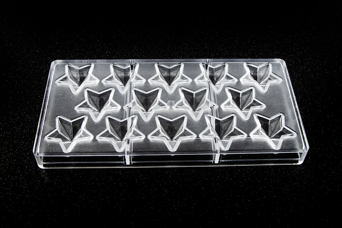 CW1862 - Chocolate World - Chocolate Star Polycarbonate Mould