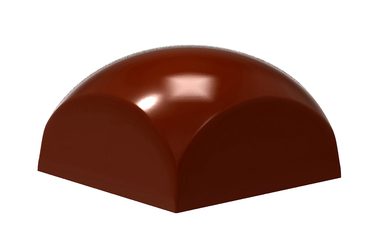 CW1865 - Chocolate World - Square Sphere Bourdeaux Polycarbonate Mould