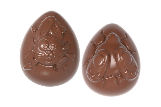 CW1873 - Chocolate World - Crash Test Bunny Polycarbonate Mould
