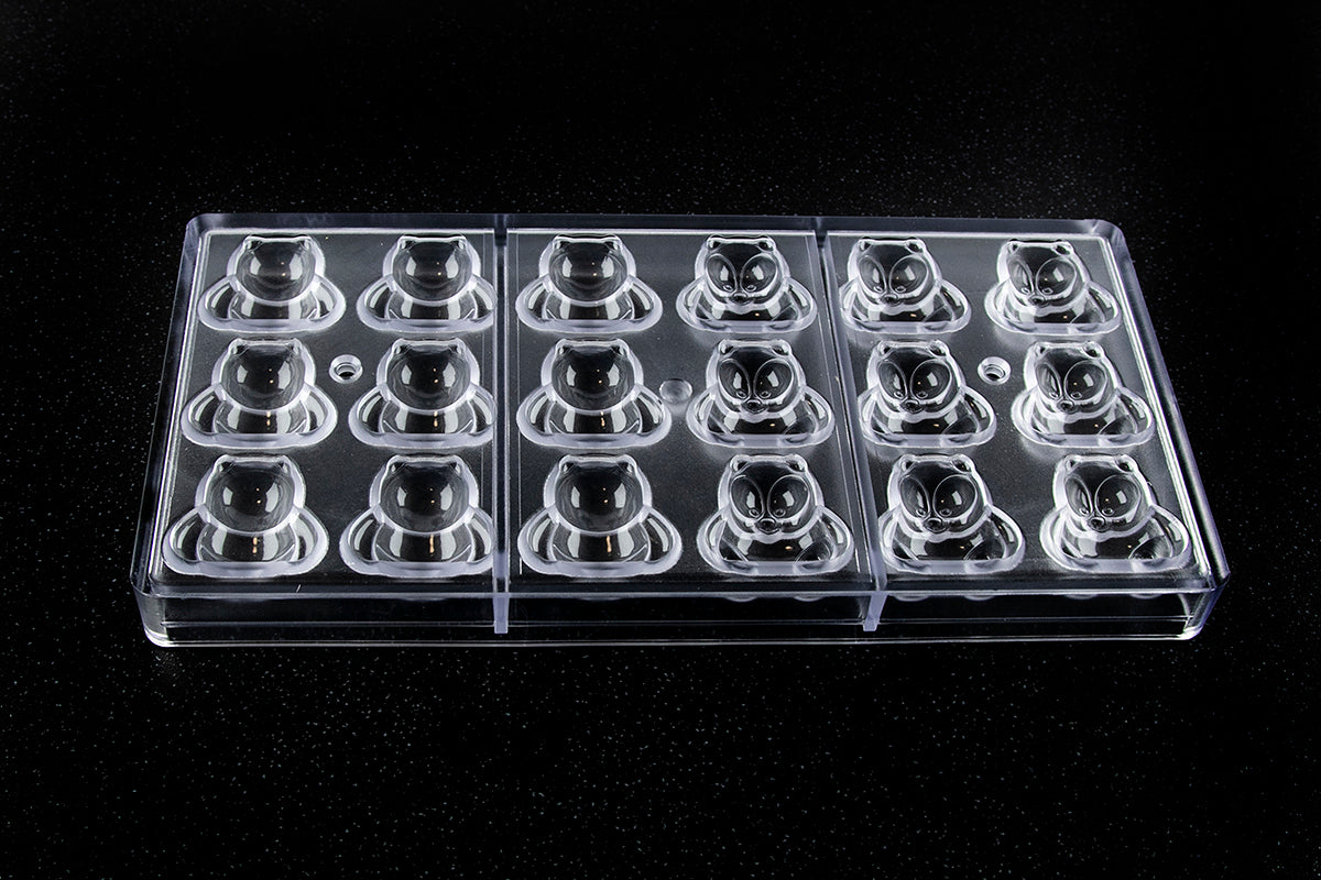 CW1874 - Chocolate World - Chocolate Panda Polycarbonate Mould