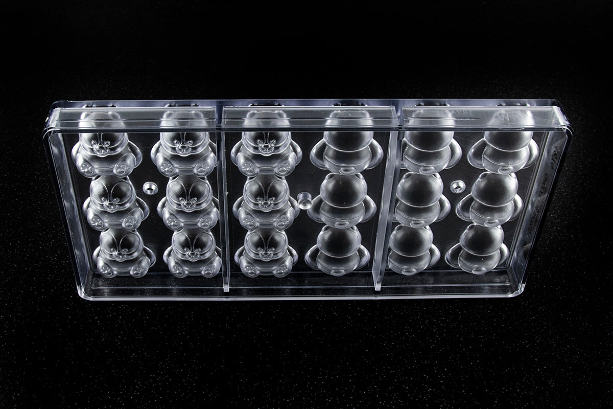 CW1874 - Chocolate World - Chocolate Panda Polycarbonate Mould