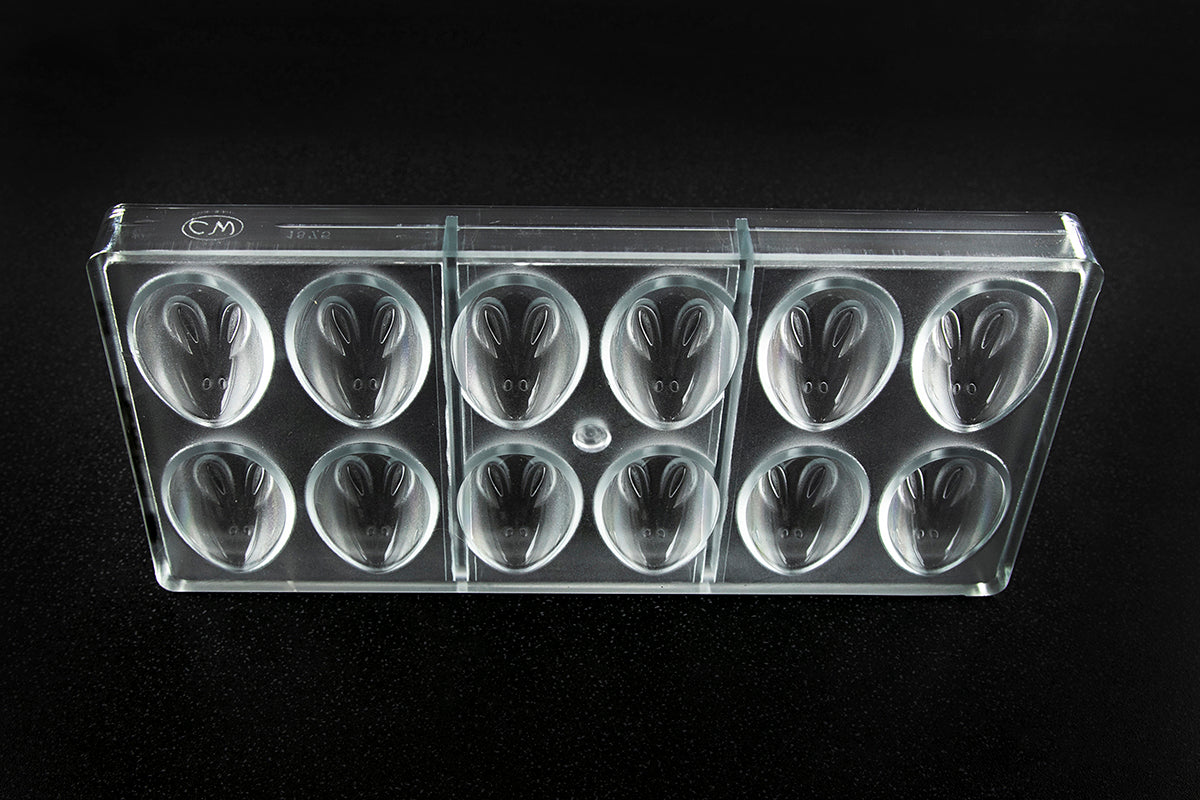 CW1875 - Chocolate World - Abstract Rabbit Polycarbonate Mould