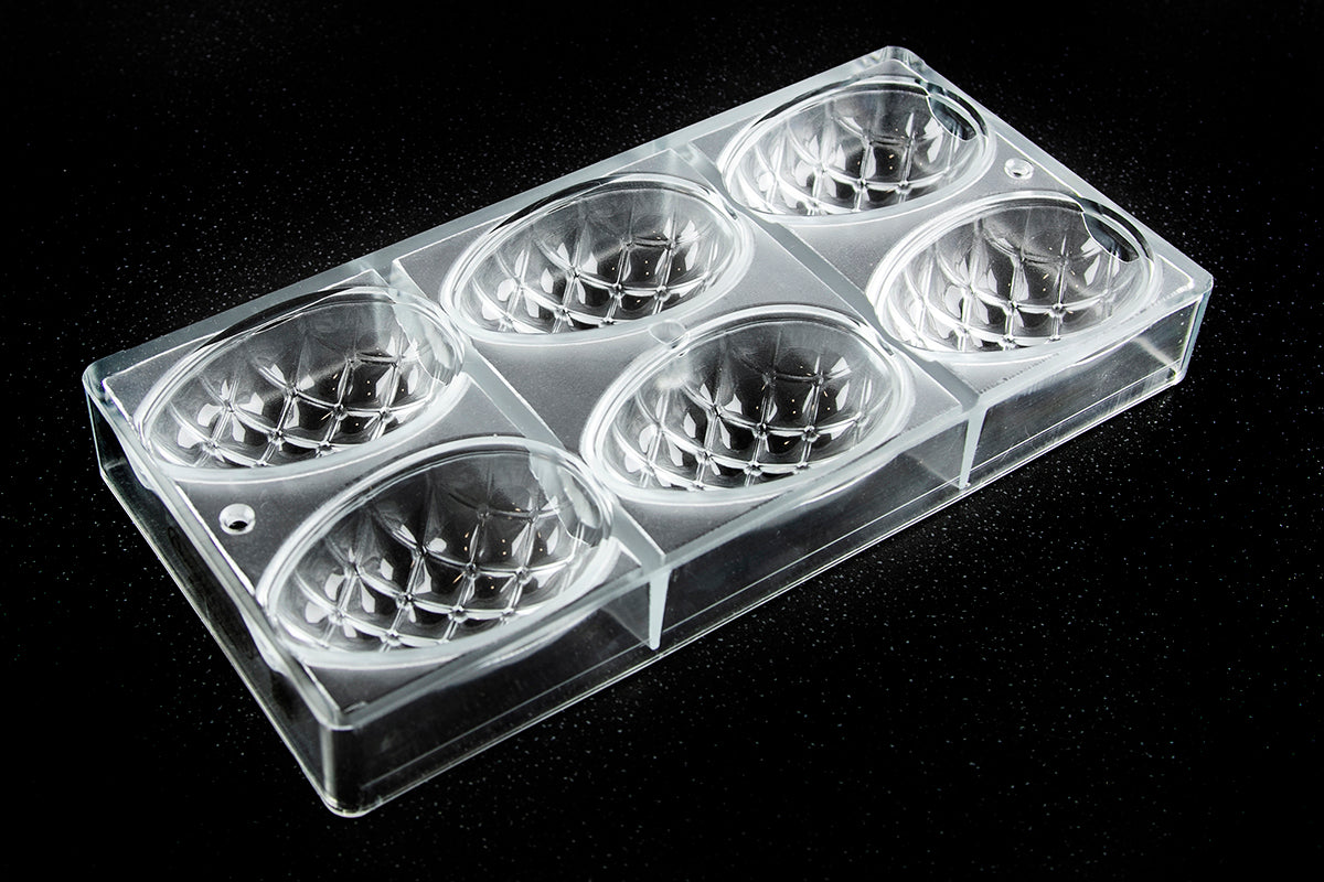 CW1888 - Chocolate World - Egg Chesterfield Polycarbonate Mould