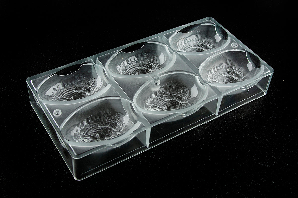 CW1889 - Chocolate World - Egg Belle-époque Polycarbonate Mould