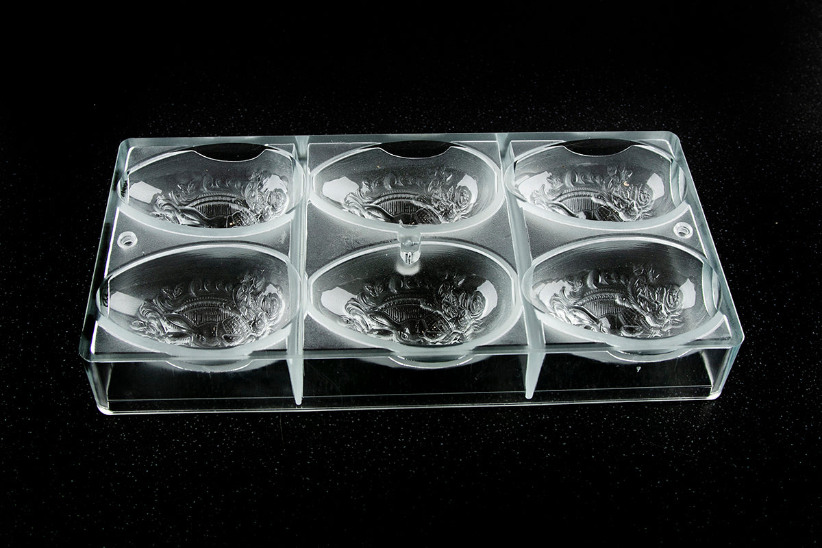 CW1889 - Chocolate World - Egg Belle-époque Polycarbonate Mould