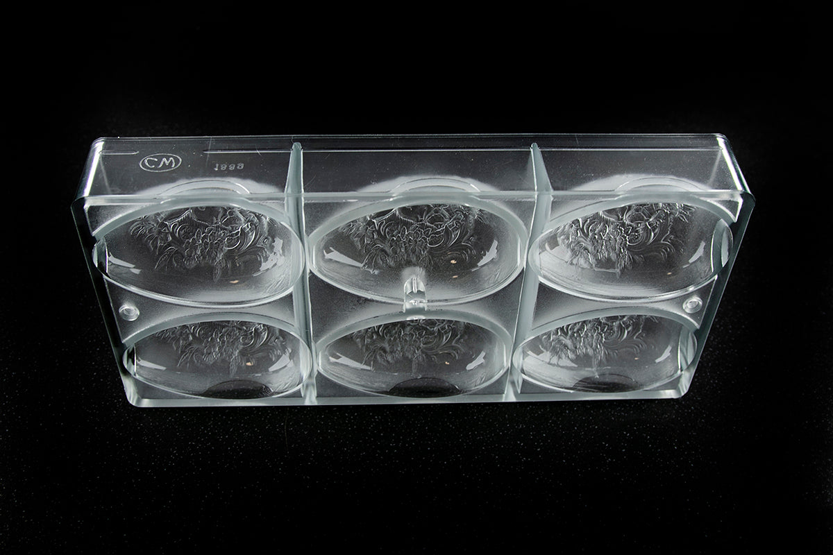 CW1889 - Chocolate World - Egg Belle-époque Polycarbonate Mould