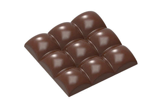 CW1898 - Chocolate World - Tablet Square Sphere Polycarbonate Mould