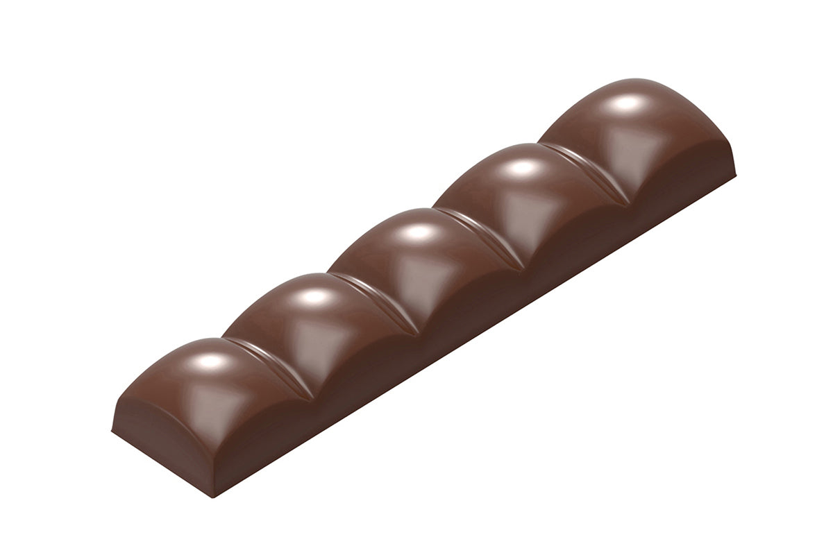 CW1899 - Chocolate World - Square Sphere Bar Polycarbonate Mould