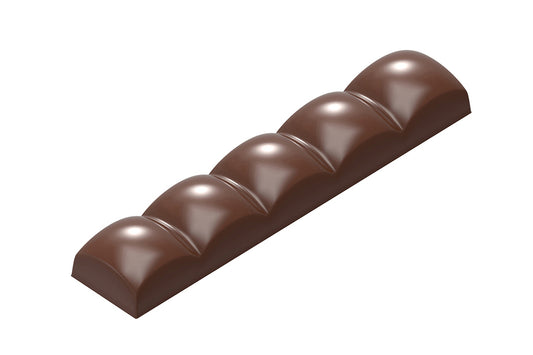 CW1899 - Chocolate World - Square Sphere Bar Polycarbonate Mould
