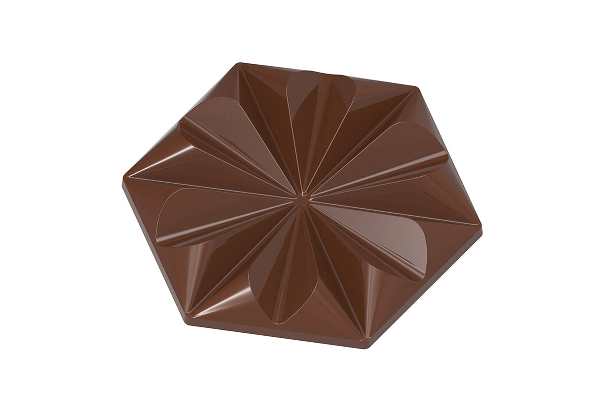 CW1906 - Chocolate World - Chocolate Ruby Tablet Polycarbonate Mould