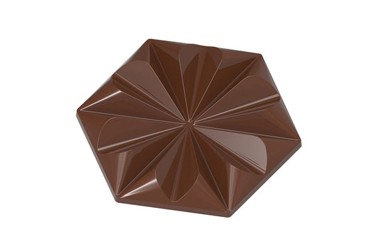 CW1906 - Chocolate World - Chocolate Ruby Tablet Polycarbonate Mould