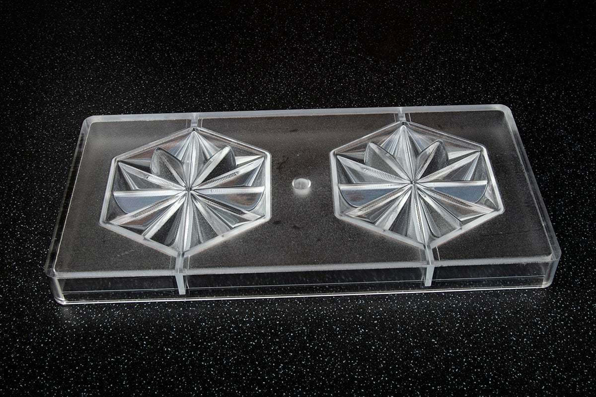 CW1906 - Chocolate World - Chocolate Ruby Tablet Polycarbonate Mould