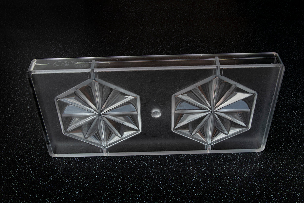 CW1906 - Chocolate World - Chocolate Ruby Tablet Polycarbonate Mould