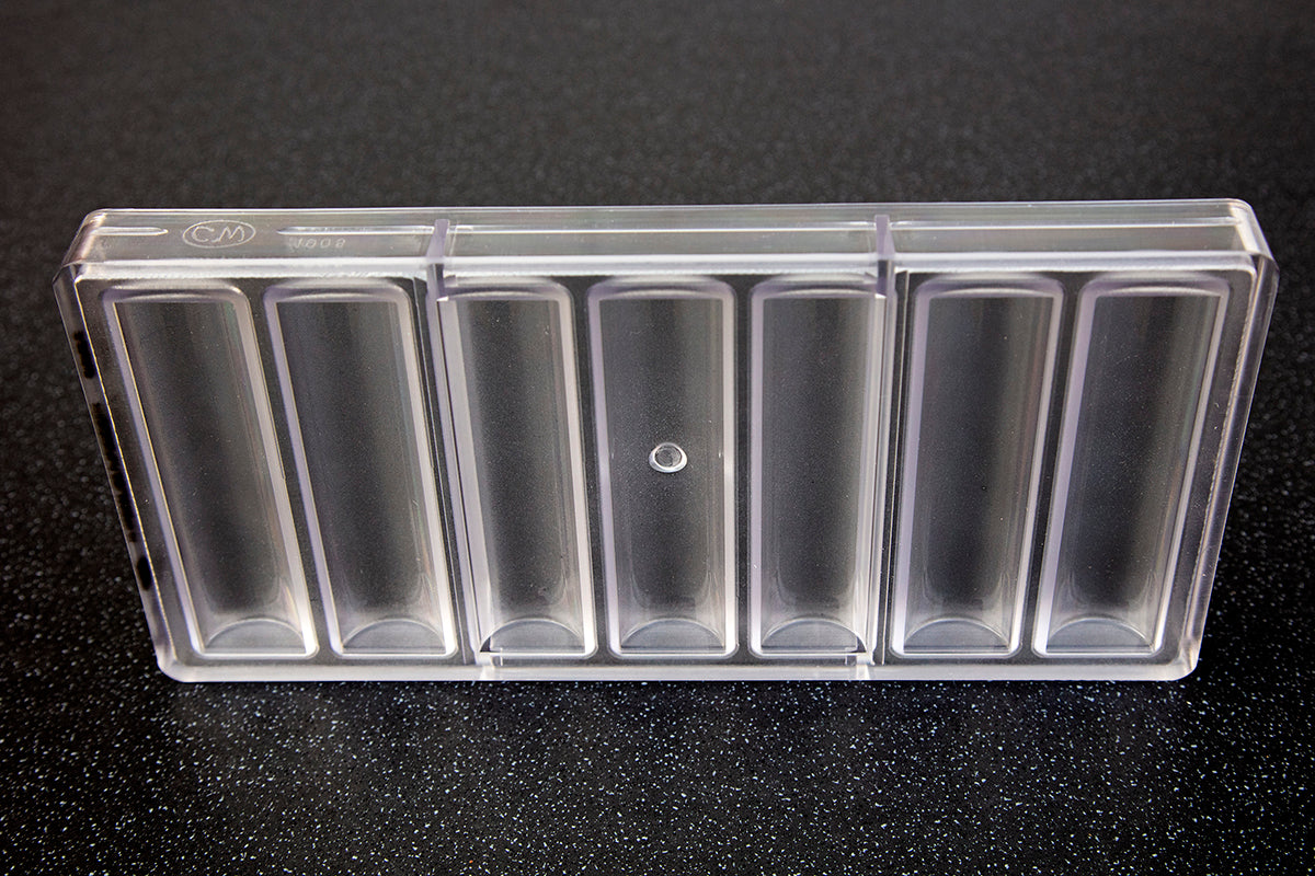 CW1908 - Chocolate World - Chocolate Smooth Buche Polycarbonate Mould