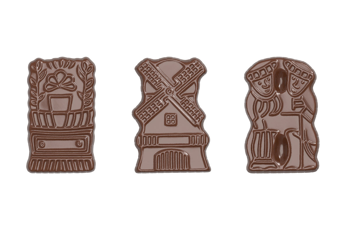 CW1911 - Chocolate World - Speculaas Vintage Polycarbonate Mould