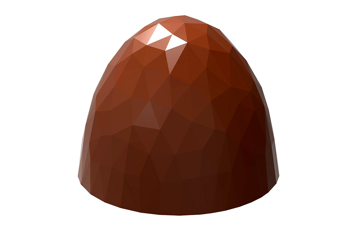 CW1923 - Chocolate World - Chocolate Bullet Facet Polycarbonate Mould
