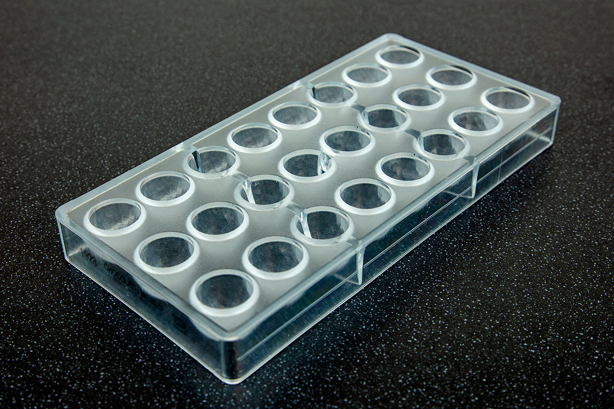 CW1923 - Chocolate World - Chocolate Bullet Facet Polycarbonate Mould