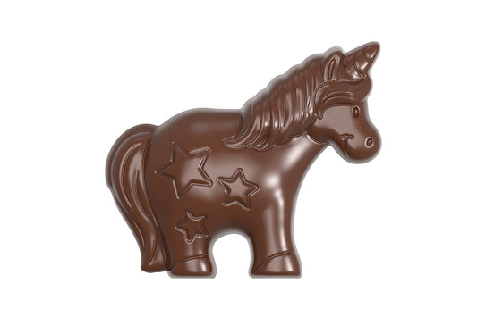 CW1931 - Chocolate World - Chocolate Large Unicorn Polycarbonate Mould