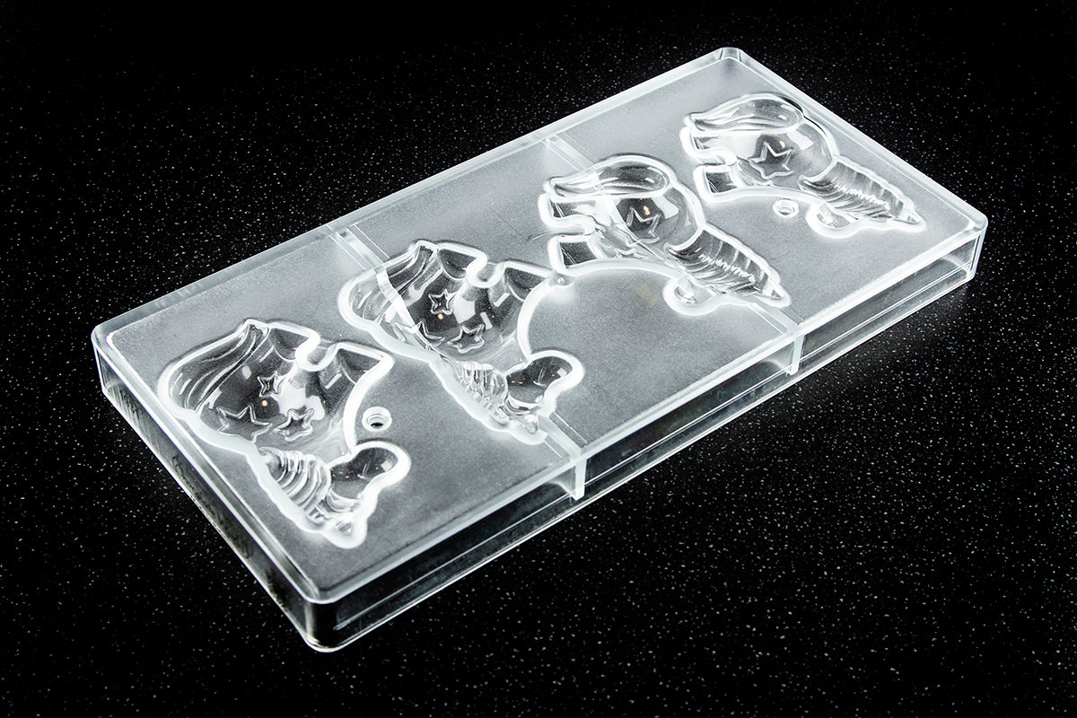 CW1931 - Chocolate World - Chocolate Large Unicorn Polycarbonate Mould