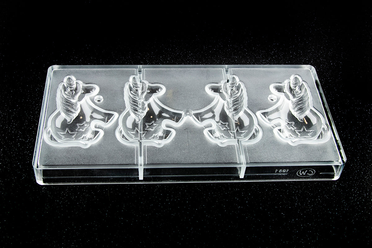 CW1931 - Chocolate World - Chocolate Large Unicorn Polycarbonate Mould