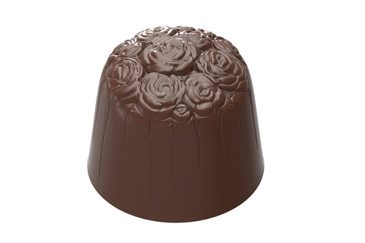 CW1932 - Chocolate World - Chocolate Roses Polycarbonate Mould