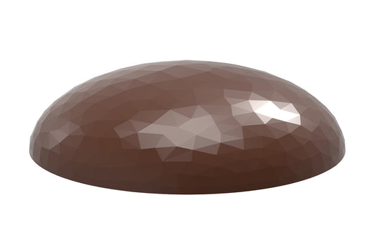 CW1939 - Chocolate World - Chocolate Lens Facet Polycarbonate Mould