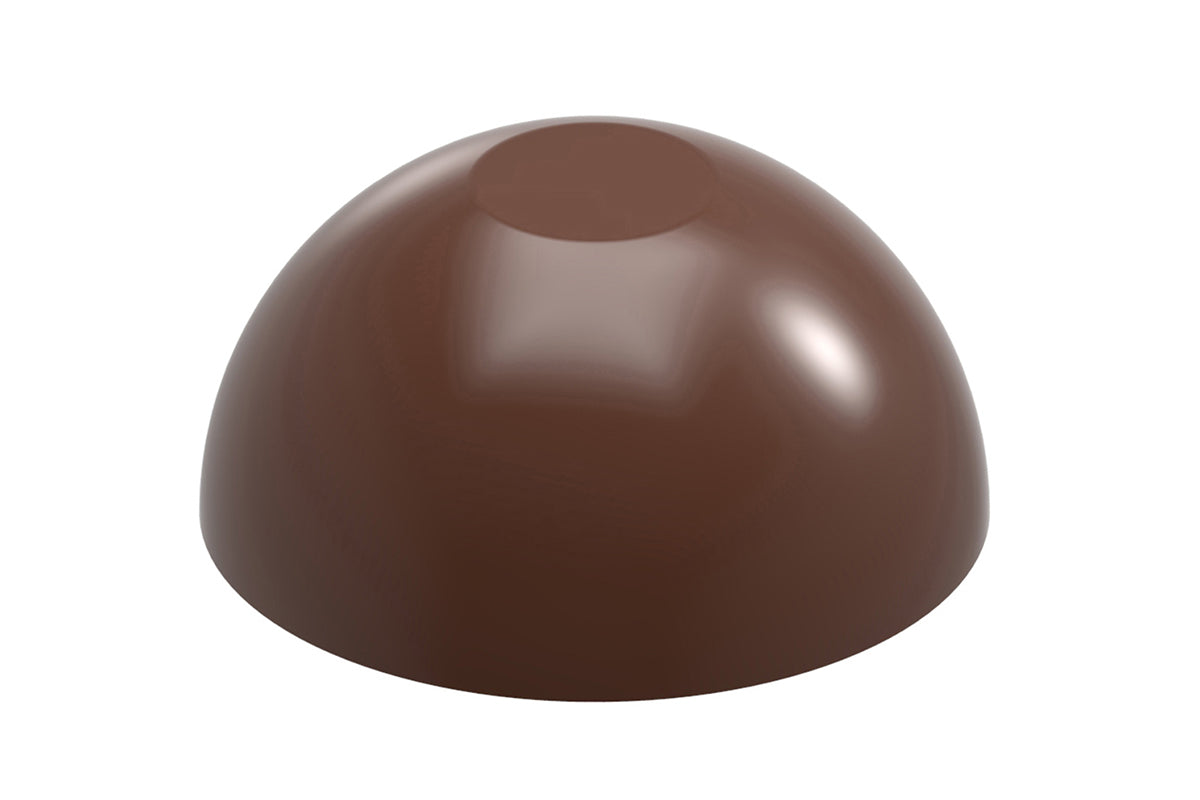 CW1953 - Chocolate World - Sphere Flattend Polycarbonate Mould