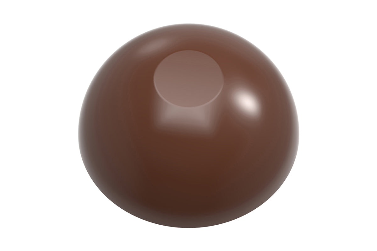 CW1953 - Chocolate World - Sphere Flattend Polycarbonate Mould